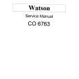 WATSON CO6763 Instrukcja Serwisowa