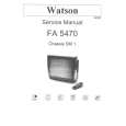 WATSON FA5470 Instrukcja Serwisowa