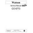 WATSON CO6773 Instrukcja Serwisowa